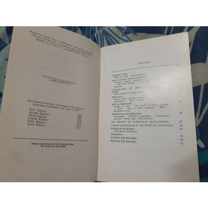 vintage booklet 1979 edition compiling your family history
