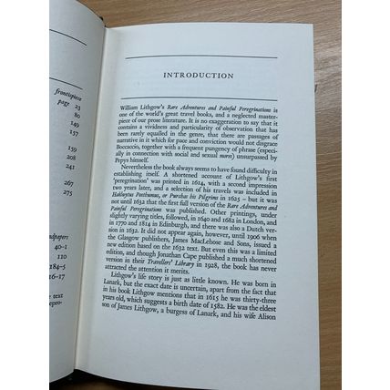 1974 FOLIO SOCIETY RARE ADV PAINFUL PEREGRINATIONS OF WILLIAM LITHGOW BOOK (P4)