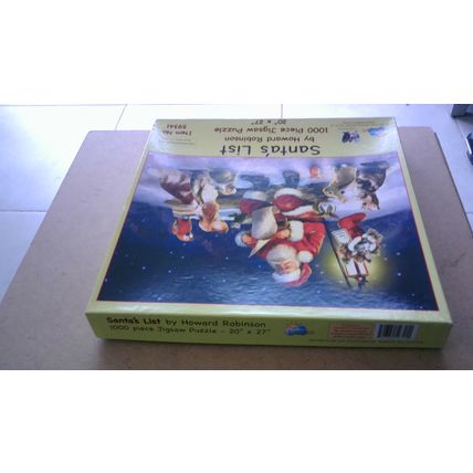 SANTA'S LIST by Howard Robinson Jigsaw Puzzle (1000 Piece) SunsOut Inc (2006)