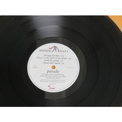 SPANDAU BALLET, PARADE GATEFOLD VINYL LP.