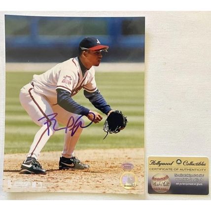 Rafael Furcal Signed Autographed Glossy 8x10 Photo Atlanta Braves