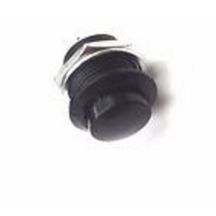 16mm Switch Round Push Button Momentary Black ideal horn start etc etc