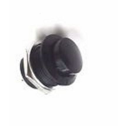 16mm Switch Round Push Button Momentary Black ideal horn start etc etc