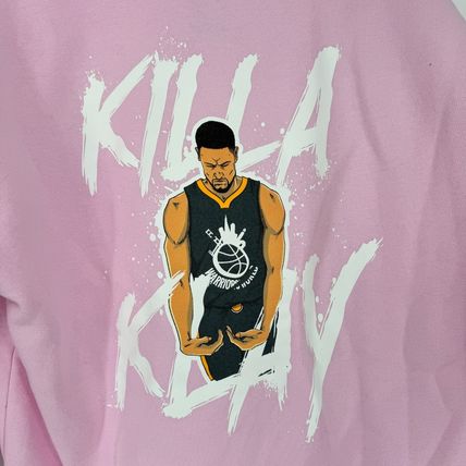 Independent Trading Co. Hoodie Pink Sz M "I Feel Like Game 6 Klay" Warriors