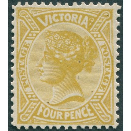 Victoria 1901 4d bistre-yellow SG390 unused