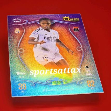 Queens of Europe Linda Caicedo Match Attax 2025 Real Madrid #QE 9