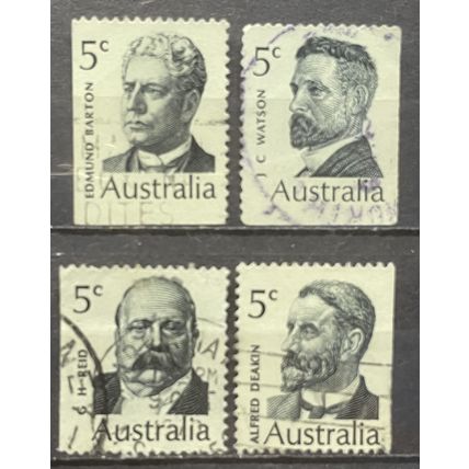 AUSTRALIA 1969 SG 0446/449 USED SET