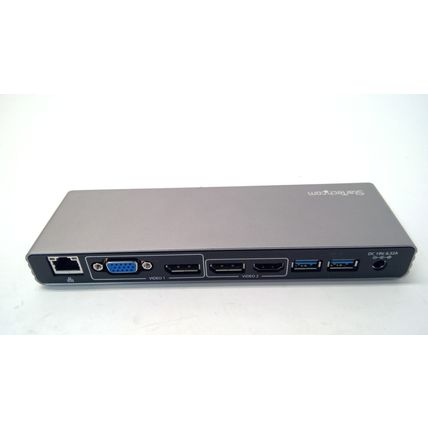 StarTech TB3DK2DHV Thunderbolt 3 Dual 4K Docking Station, No Power Supply