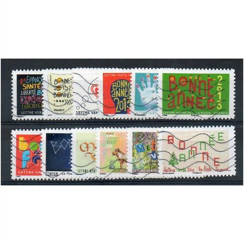 FRA 2012 (SET) 'GREETINGS'(12v) FINE USED (EBID21727)