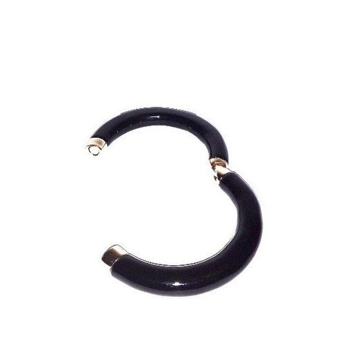 Black Enamel Magnetic Bangle