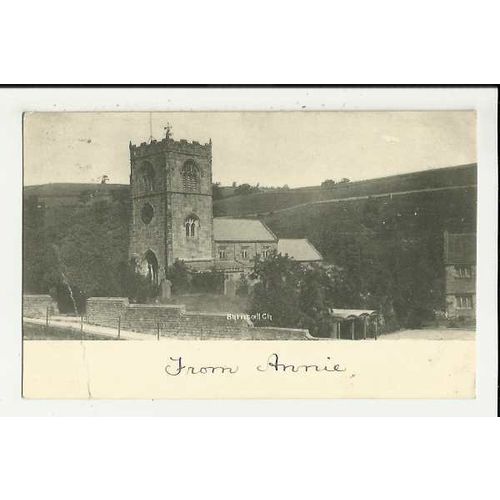 Yorkshire BURNSALL Church Postcard by Frith