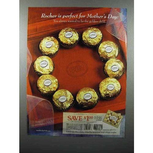 2001 Ferrero Rocher Chocolate Ad - Perfect Mother's Day