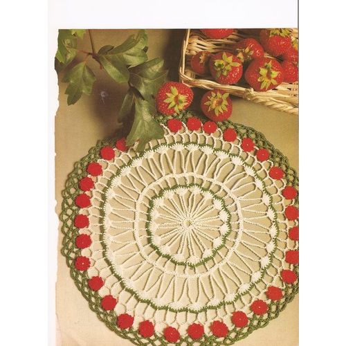 Crochet Doily Pattern Merry Mat