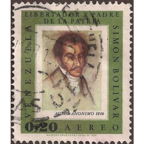 VENEZUELA, Simon Bolivar, green 1966, 0.20 Bs