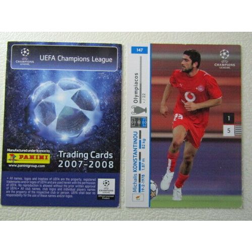 Panini UEFA 2007-2008 Champions League Football Card Variants (ef1)