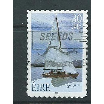 Ireland stamps sg1442 sg 1442 used self adhesives yacht