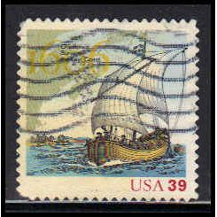 Used 4073 39c Samuel de Champlain Fine W4828