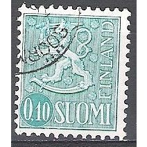 Finland 1963 Michel 557XII O Cote (2013) 1.50 Euro Lion stylisé Cachet rond