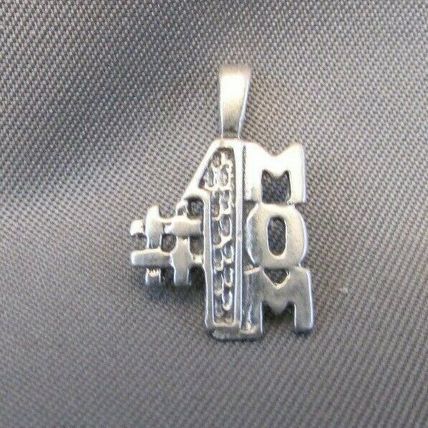 VINTAGE STERLING SILVER #1 MOM MOTHER CHARM PENDANT 925