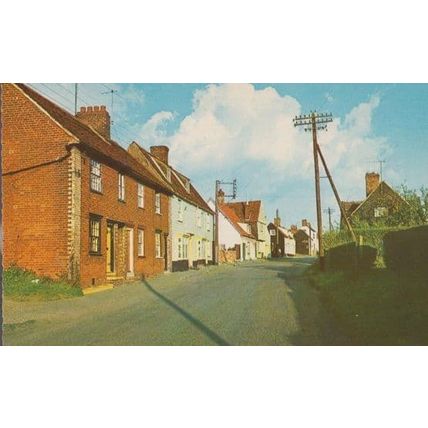 Mill Street St Saint Osyth Essex Rare 1970s Postcard