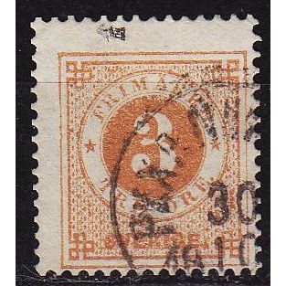 SCHWEDEN SVERIGE [1872] MiNr 0017 B ( O/used )