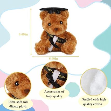 2025 GRADUATION GIFT BOX WITH PLUSH GRADUATION BEAR AND BRACELET-NEW-FAST SHIP