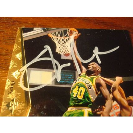1995 Upper Deck, Autograph Card, w/COA, SHAWN KEMP, Supersonics