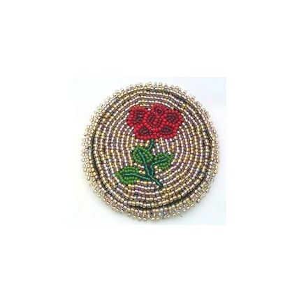 Floral Design Beaded Hair Clip Barrette 5