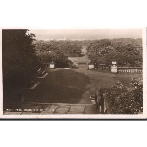 Vintage GB PC 1957 - Marine Park, South Shields, Tyne & Wear