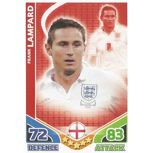 Match Attax - World Cup 2010: England - Midfielder, Lampard Jr (Frank)