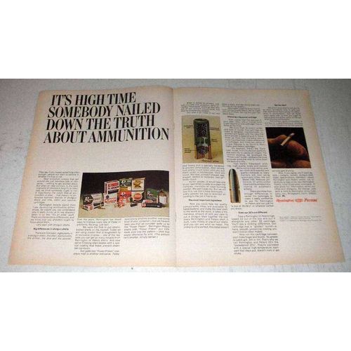 1970 Remington Ammunition Ad - Nailed Down the Truth