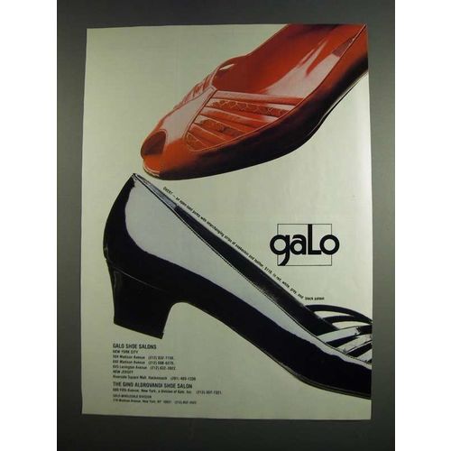 1984 Galo Overt Shoe Ad