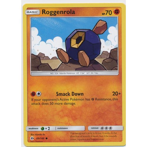 Pokemon Sun & Moon 69/149 Roggenrola