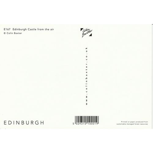 E167: Edinburgh: Edinburgh Castle from the Air.