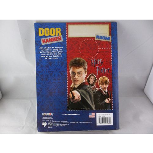 Harry Potter Jumbo Coloring Book Blue Cover Children's Coloring Book