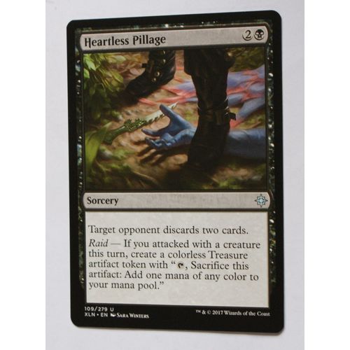 Magic the Gathering MTG CCG: Ixalan - # 109 Heartless Pillage (A) 2017 WotC