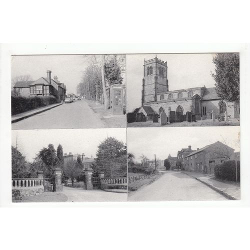 Multiview of Lockington Postcard Yorkshire 1980s