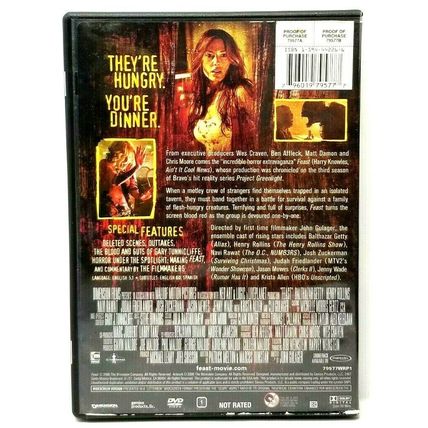 Feast (DVD, 2006, Unrated) (L32)