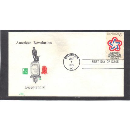 FDC Colonial Cachet 1432 8c Emblem (Cachet-U/A) CV41025