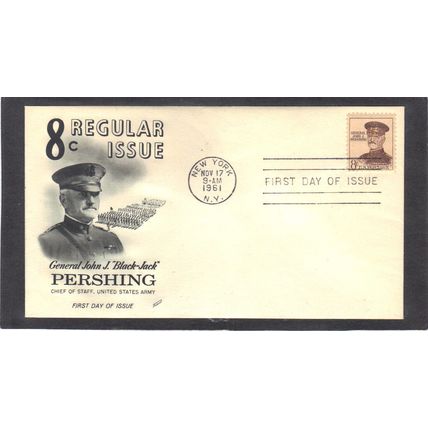 FDC Fleetwood 1042A 8c Pershing (Cachet-U/A) CV42272