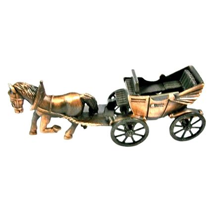 Horse and Coach Die Cast Metal Collectible Pencil Sharpener