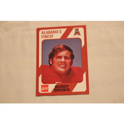 Buddy Brown 1989 Collegiate Collection Alabama's Finest NO, 51