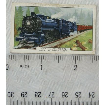 1937 Gallaher Trains of the World No. 19 The Dominion, Canadian Pacific