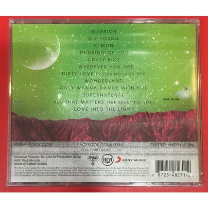 WARRIOR [Explicit] by KE$HA / KESHA (CD, 2012 - USA - RCA) BRAND NEW “SEALED"