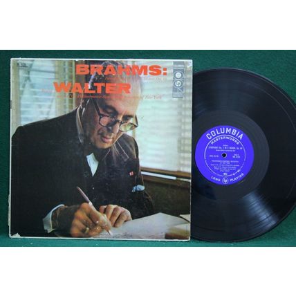 Bruno Walter - Brahms: Symphony No.1 In C Minor - ML 5124 - VG+