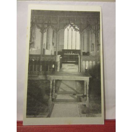 THE SCREEN, LITCHAM CHURCH, NORFOLK. . unused vintage postcard. =