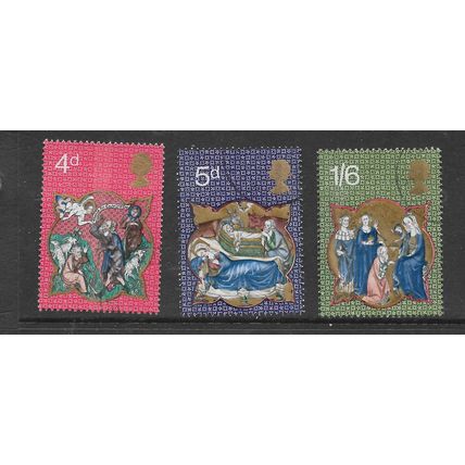 GREAT BRITAIN 1970 CHRISTMAS SG 838 /840 SET 3 VALS FINE USED#5