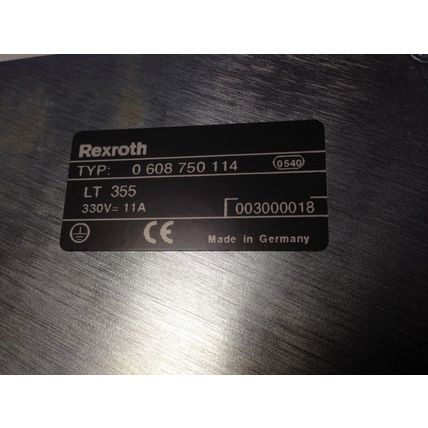 NEW REXROTH/BOSCH 0 608 750 114 TIGHTENING SYSTEM 350 POWER SUPPLY,LT355,FJ