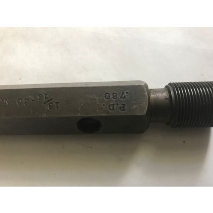 GO NO GO THREAD & PLUG GAUGE 13/16-20 N.F PD .780 SHEFFIELD 780,521,ER