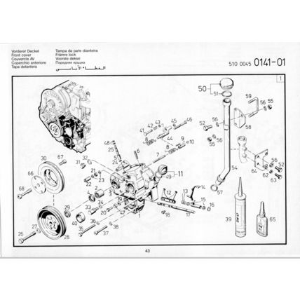 KHD Deutz FL511W Parts Catalogue 13th Edition 1989 2974220 PDF